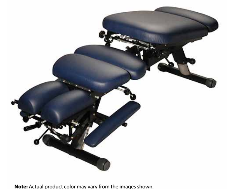Stationary Chiropractic Table- Black ( contact us to order)